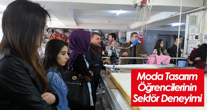 Moda tasarım öğrencilerinin sektör deneyimi