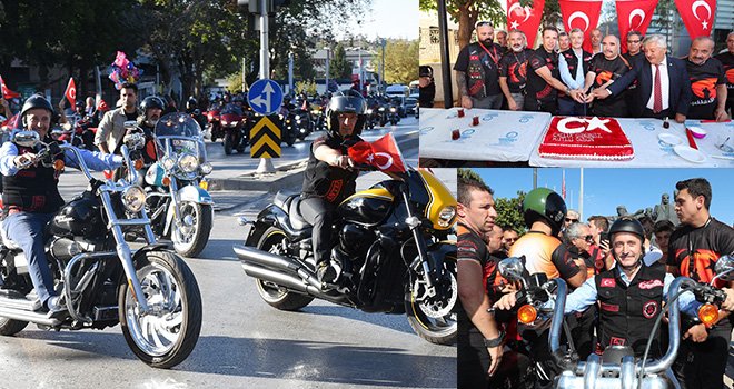 Motorcu Başkandan motor üzerinde Gaziantep turu