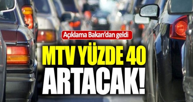 Motorlu Taşıtlar Vergisi'ne tarihi zam