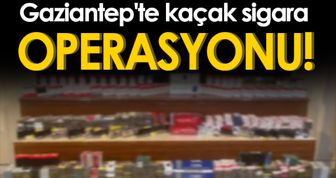 Motosiklet sepetinde kaçak sigara ele geçirildi