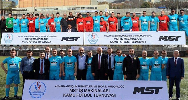 MST iş makinaları kamu futbol turnuvası 