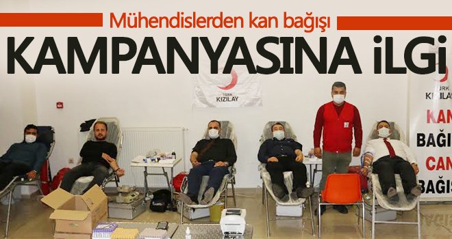 Mühendislerin kan bağışı kampanyası büyük ilgi gördü