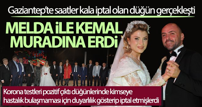 Muhteşem düğün ile dünya evine girdiler