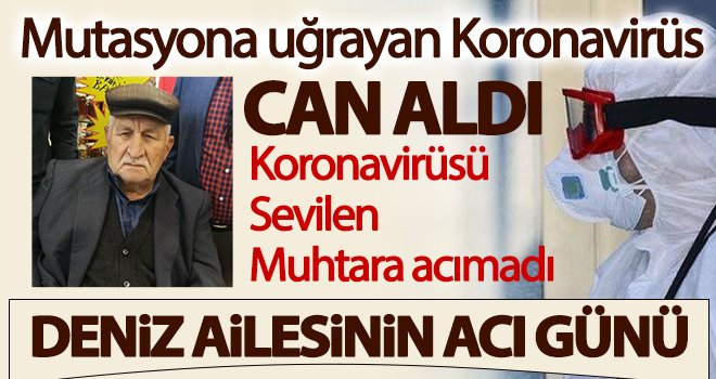 Mutasyona uğrayan Koronavirüs Gaziantep'te can aldı