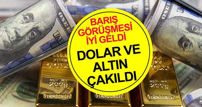 Müzakere görüşmeleri sonrası altın ve dövizde düşüş