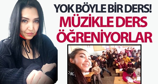 Müzikle ders öğreniyorlar