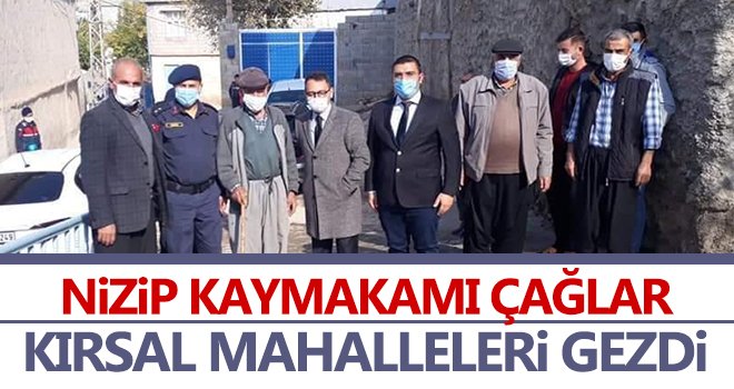 Nizip Kaymakamı Çağlar, Kırsal Mahalleleri Gezdi