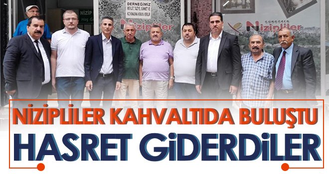 Nizipliler Kahvaltıda Buluştu