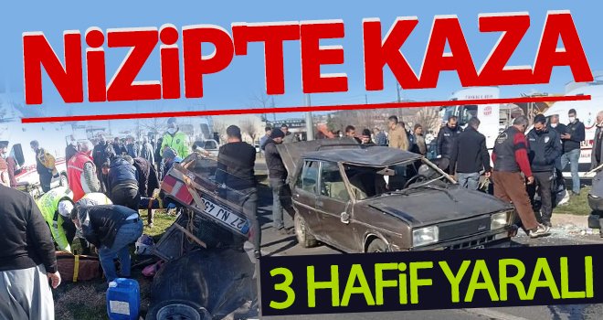 Tırın çarptığı araç savrularak taklalar attı: 3 yaralı