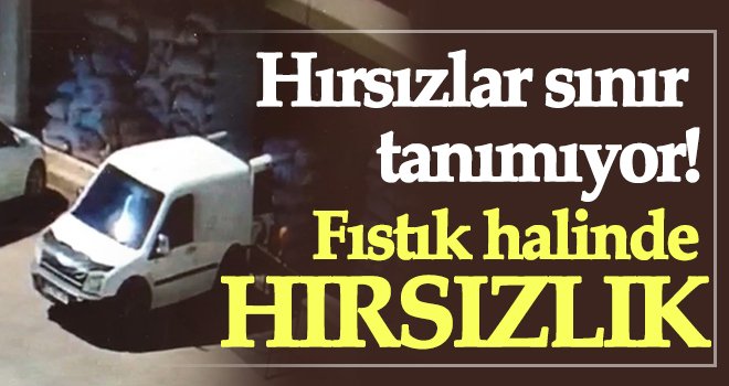 Nizip’te hırsızlık anı kameralara yansıdı