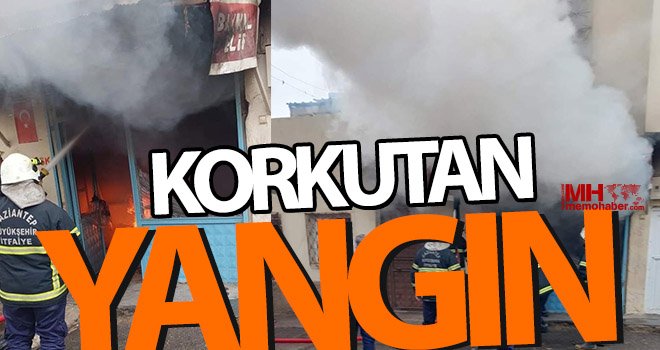 Nizip'te İş Yeri Yangını