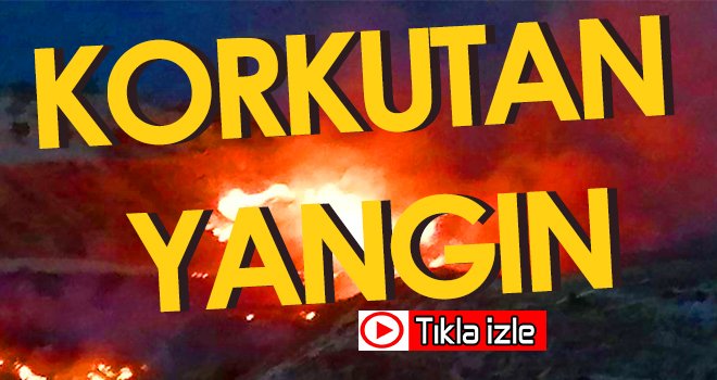 Nizip'te yangın