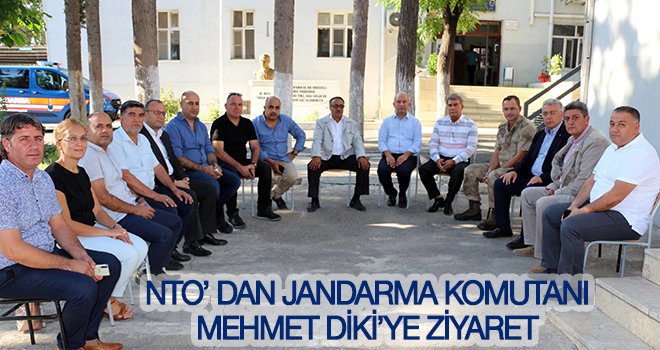NTO heyetinden Jandarma Komutanına hayırlı olsun ziyareti