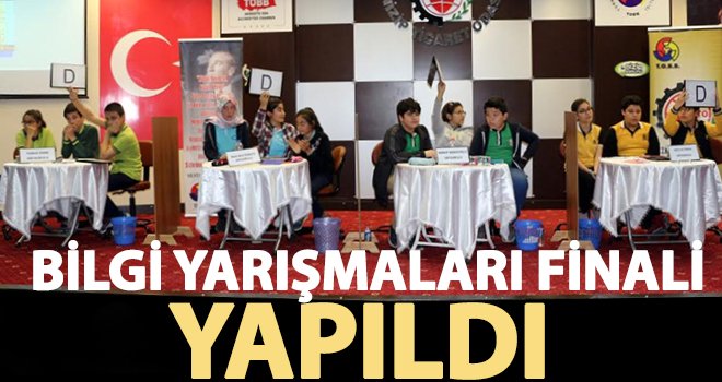NTO sponsorluğunda bilgi yarışmalarının finali yapıldı