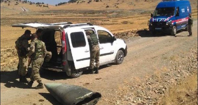 Nurdağı'nda füze başlığı olduğu öne sürülen parça bulundu