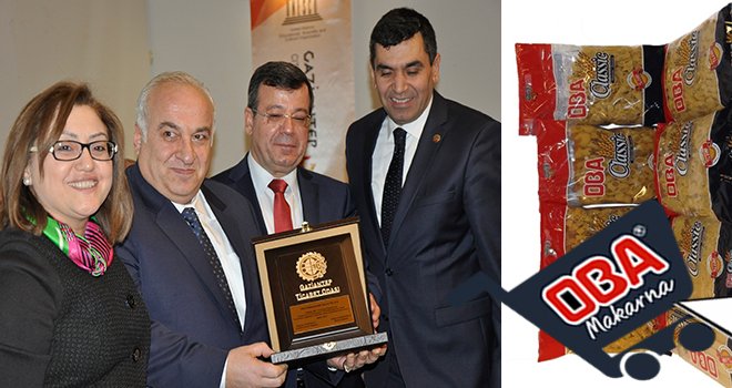Oba Makarna'ya en hızlı büyüyen şirket ödülü