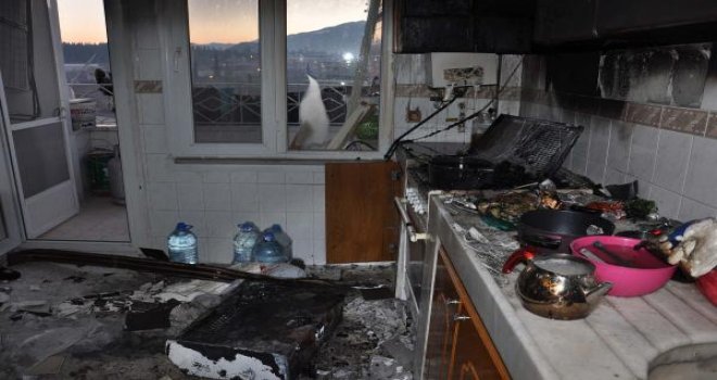 Gaziantep'te ocakta unutulan yağ yangın çıkardı