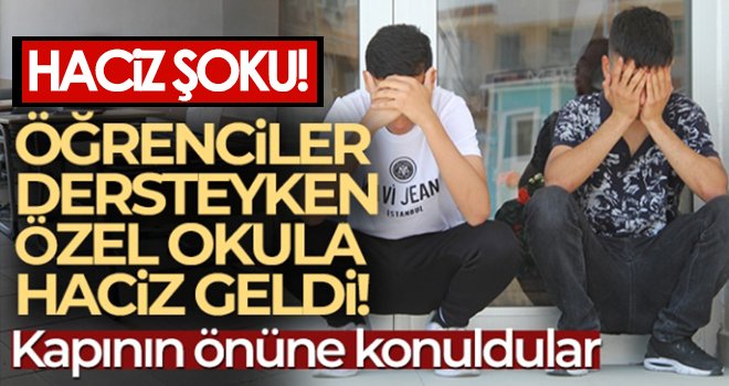 Öğrenci ve öğretmenler dersteyken kapının önüne konuldu