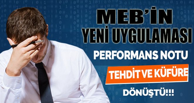 Öğrenciler, performans notunu tehdit olarak kullandı