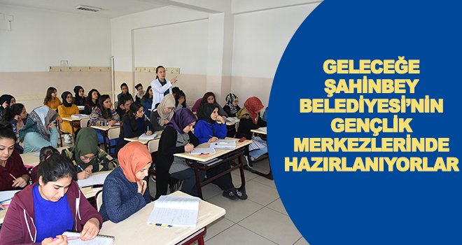 Öğrenciler Şahinbey'de sınavlara hazırlanıyorlar