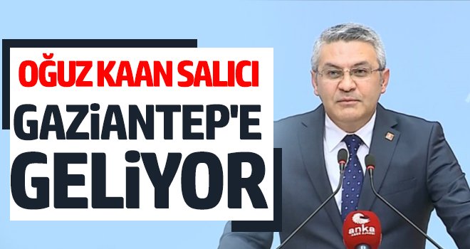 Oğuz Kaan Salıcı Gaziantep'e geliyor