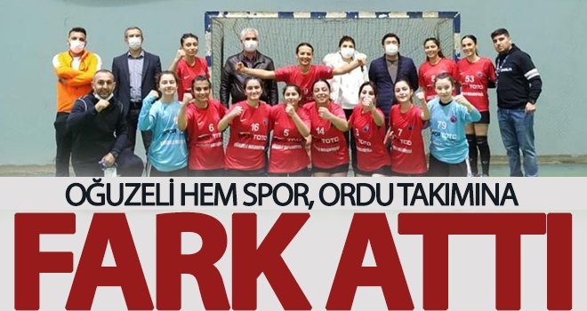 Oğuzeli HEM Spor, Ordu ekibini eli boş gönderdi