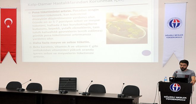 Oğuzeli MYO’da Sağlık Semineri