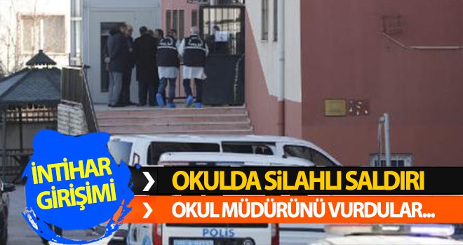Okul müdürünü vuran güvenlik görevlisi aynı silahla intihar etti!