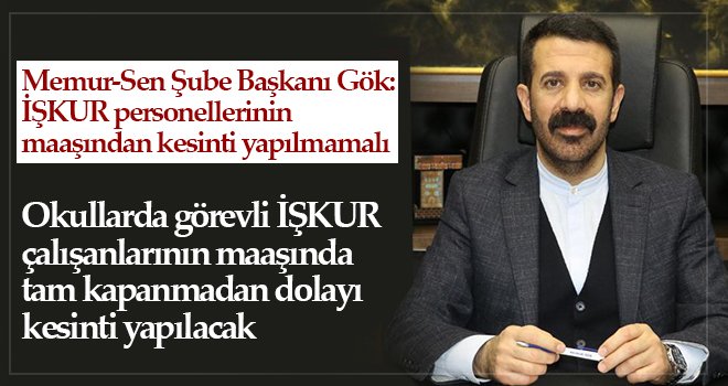 Okullarda çalışan İŞKUR personelleri tam kapanma mağduru oldu