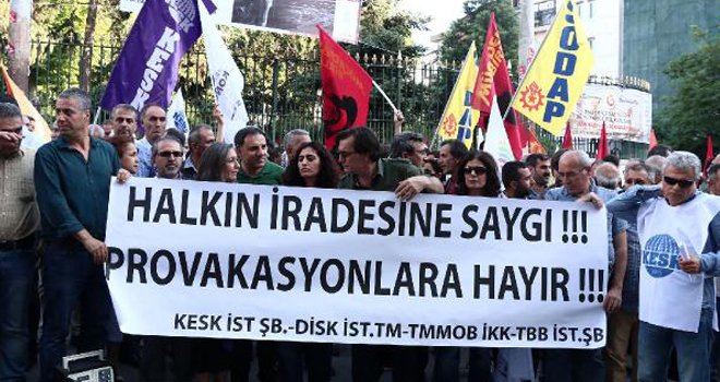 OLAYLARI PROTESTO ETTİLER