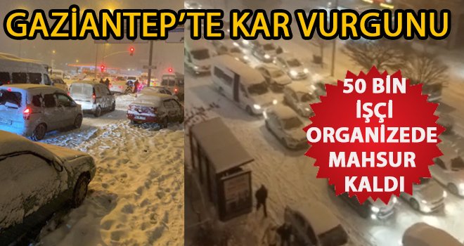 Onbinlerce işçi yollarda mahsur kaldı