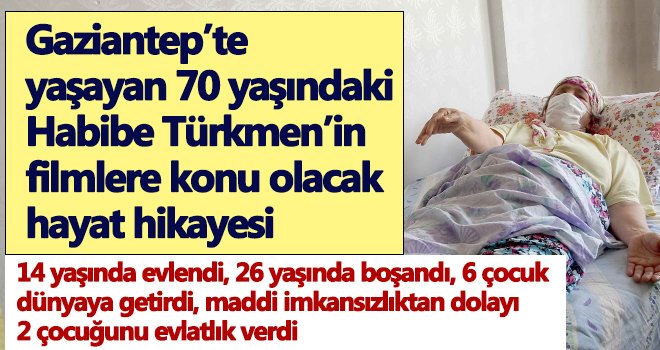 Onca hastaya baktı şimdi bakıma muhtaç yaşıyor!