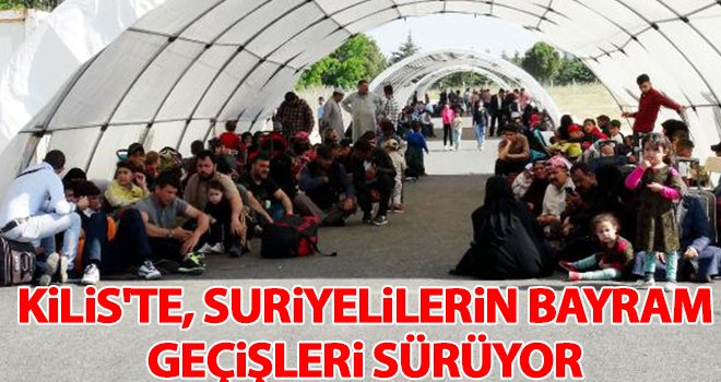 Öncüpınar Sınır Kapısı'nda bayram yoğunluğu