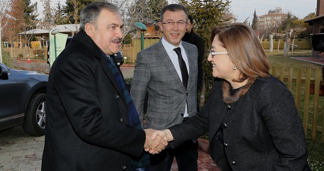 Orman Ve Su İşleri Bakanı Eroğlu’ndan Şahin’e Ziyaret