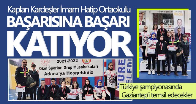 Ortaokul öğrencileri Dart Turnuvasına damga vurdu