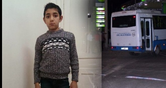 Otobüsün çarptığı Suriyeli çocuk öldü