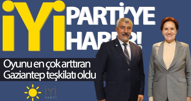 Oyunu en çok arttıran Gaziantep teşkilatı oldu