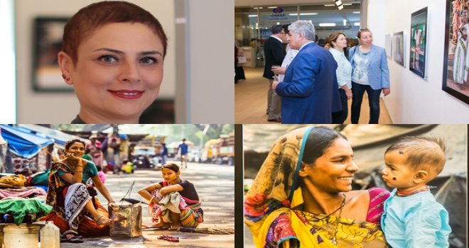 Özkavalcıoğlu’nun açtığı “Hint İnsan” temalı sergi göz kamaştırdı