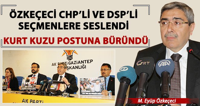 Özkeçeci’den seçim öncesi çağrı