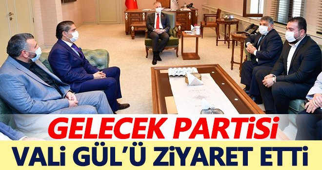 Öztekin: Gelecek Partisi olarak valimizi ziyaret ettik