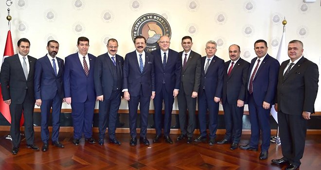 Özyurt, Gaziantep heyeti ile Hisarcıklıoğlu’nu ziyaret etti