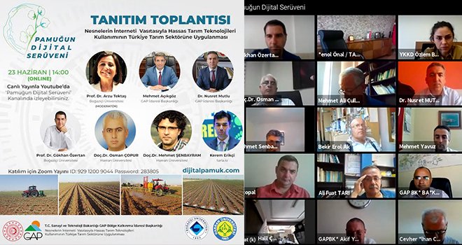 Pamuğun üretimi dijitalleşiyor