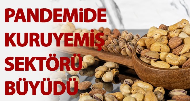 Pandemide kuruyemiş sektörü büyüdü