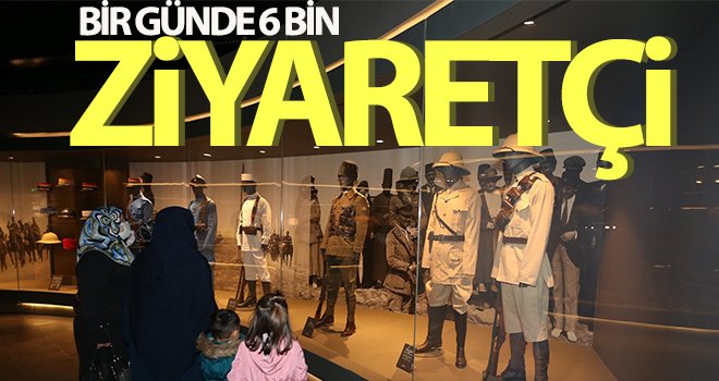 Panorama müzesine bir günde 6 bin ziyaretçi