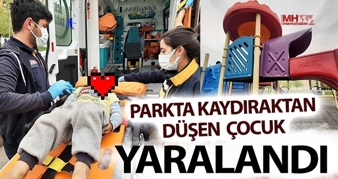 Parkta Kaydıraktan Düşen Çocuk Yaralandı