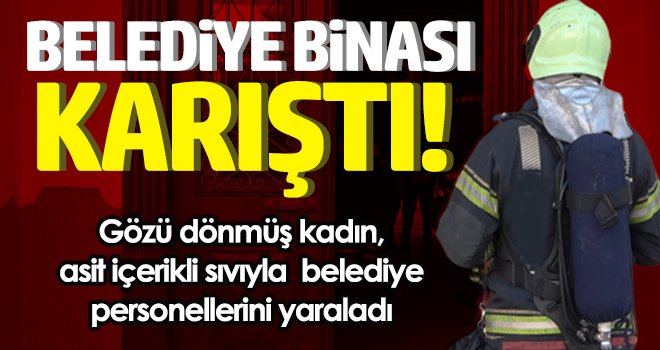 Perukla geri dönüp 2 kadın belediye personelini asitle yaraladı