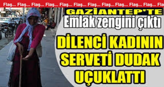 Pes Dedirten Dilenci! 3 Evi, 2 İş Makinesi Var
