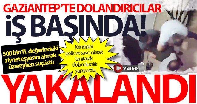 Polis - vatandaş işbirliği ile dolandırıcı suçüstü yakalandı