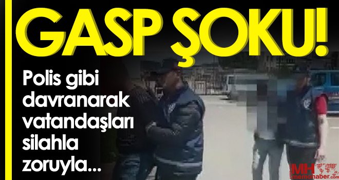 Polis gibi davranarak vatandaşları silahla yaraladılar...