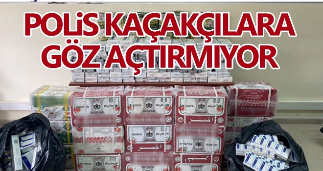 Polis kaçakçılara göz açtırmıyor! 1 gözaltı